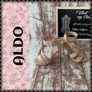 ALDO patent leather heels, size 7.5